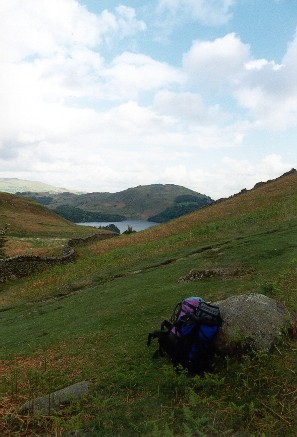 Grasmere Lake und unsere Rucksäcke